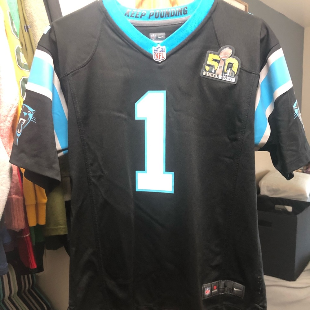 Cam Newton Panthers jersey